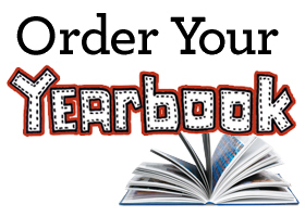 Order Your Yearbook with open book