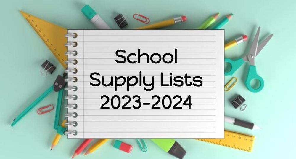 Teacher School Supply List